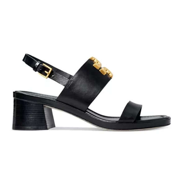 Tory Burch Eleanor Block open toe sandals - Picture 7 of 9